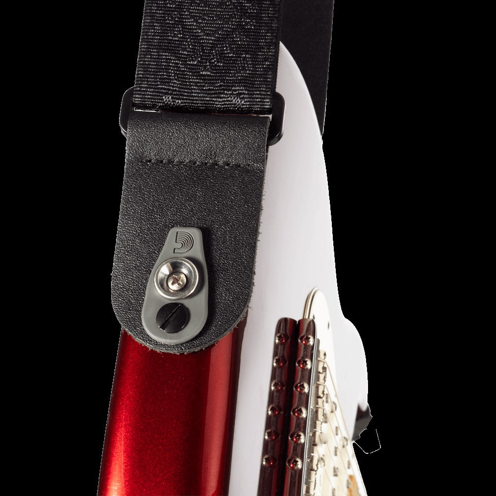Pad Lock Woven Guitar Strap, Monterey Black