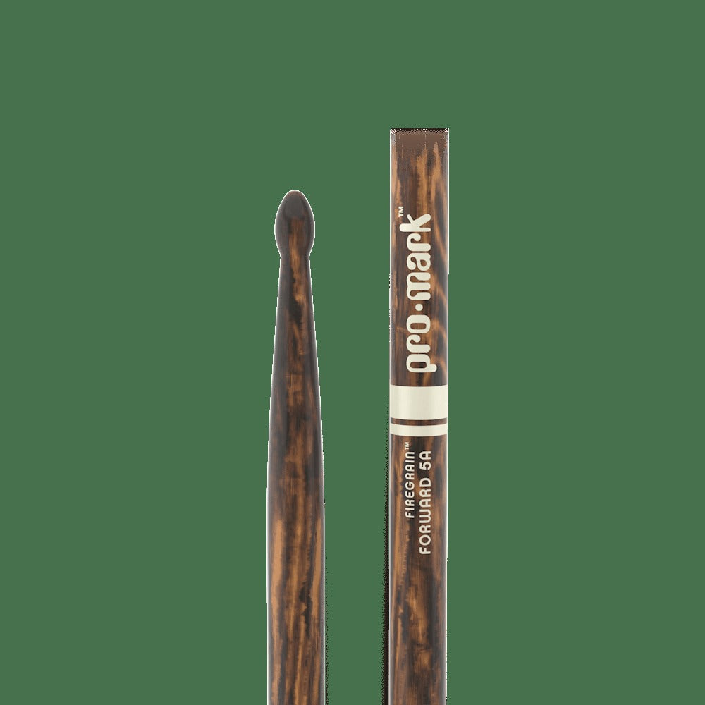 Classic Forward 5A FireGrain Hickory Drumstick, Oval Wood Tip