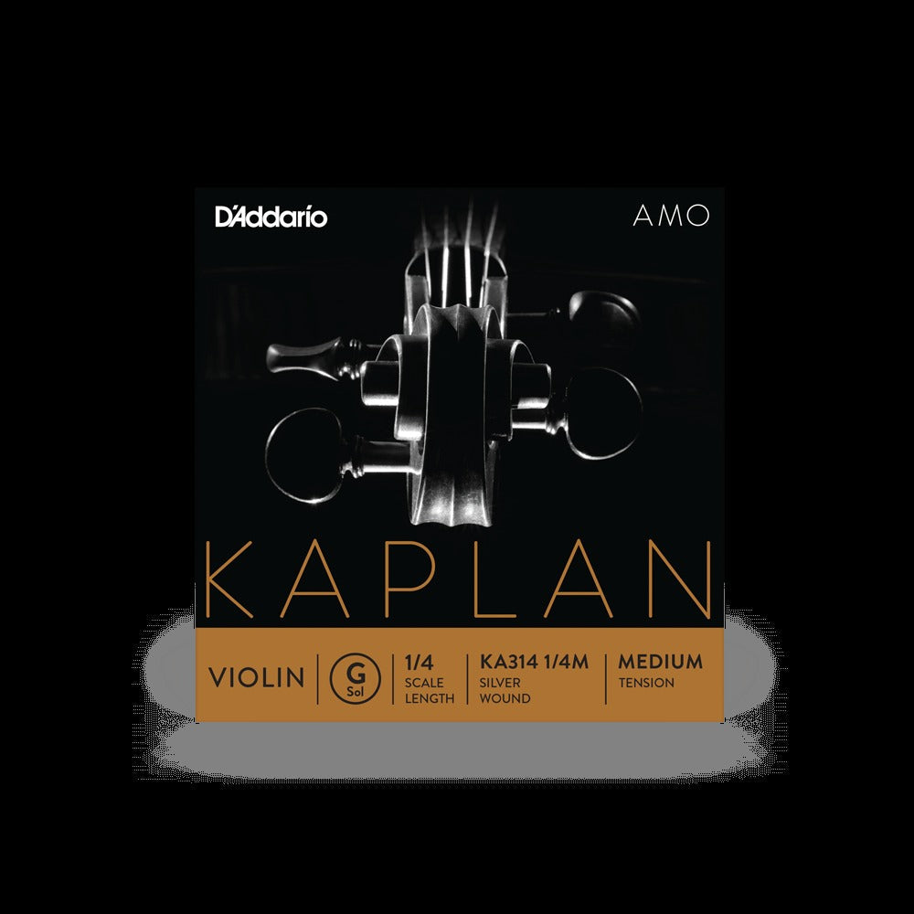 Kaplan Amo Violin String Set, 1/4 Scale, Medium Tension