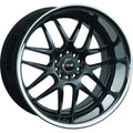 XXR Wheels 526 Chromium Black w/ Chrome Stainless Steel Lip 20x9 | 5x114.3/5x120 (52609142N)
