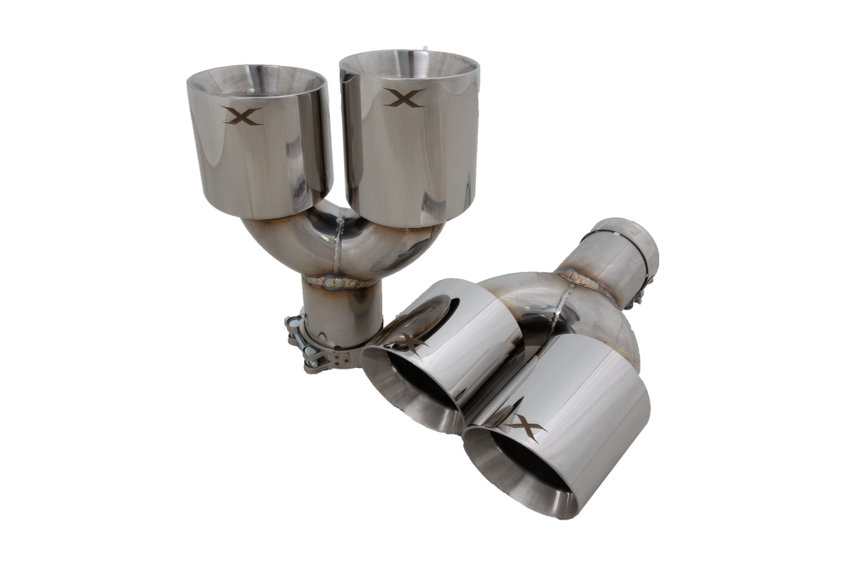 XForce 4" Polished Tip | 2019-2021 Volkswagen Golf MK8 & MK 8.5 (ESVWR45TIP)