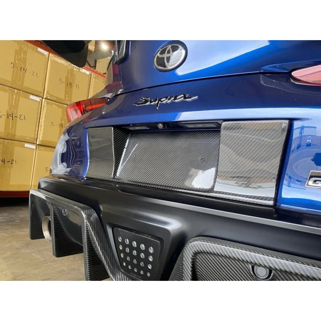 APR Performance Carbon Fiber License Plate Backing | 2020-2023 Toyota GR Supra (CBX-SUPRALIC)