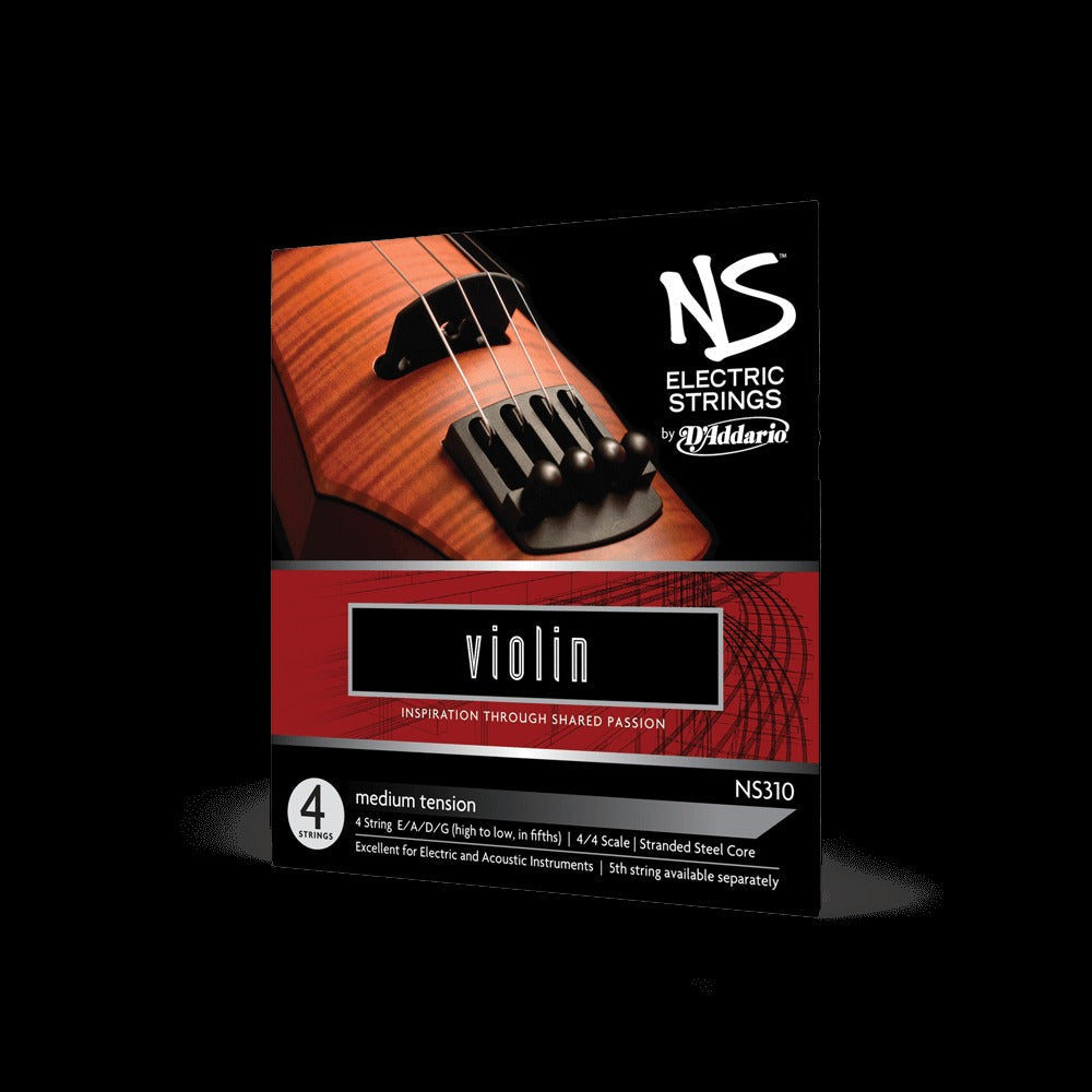 NS Electric Violin String Set, 4/4 Scale, Medium Tension