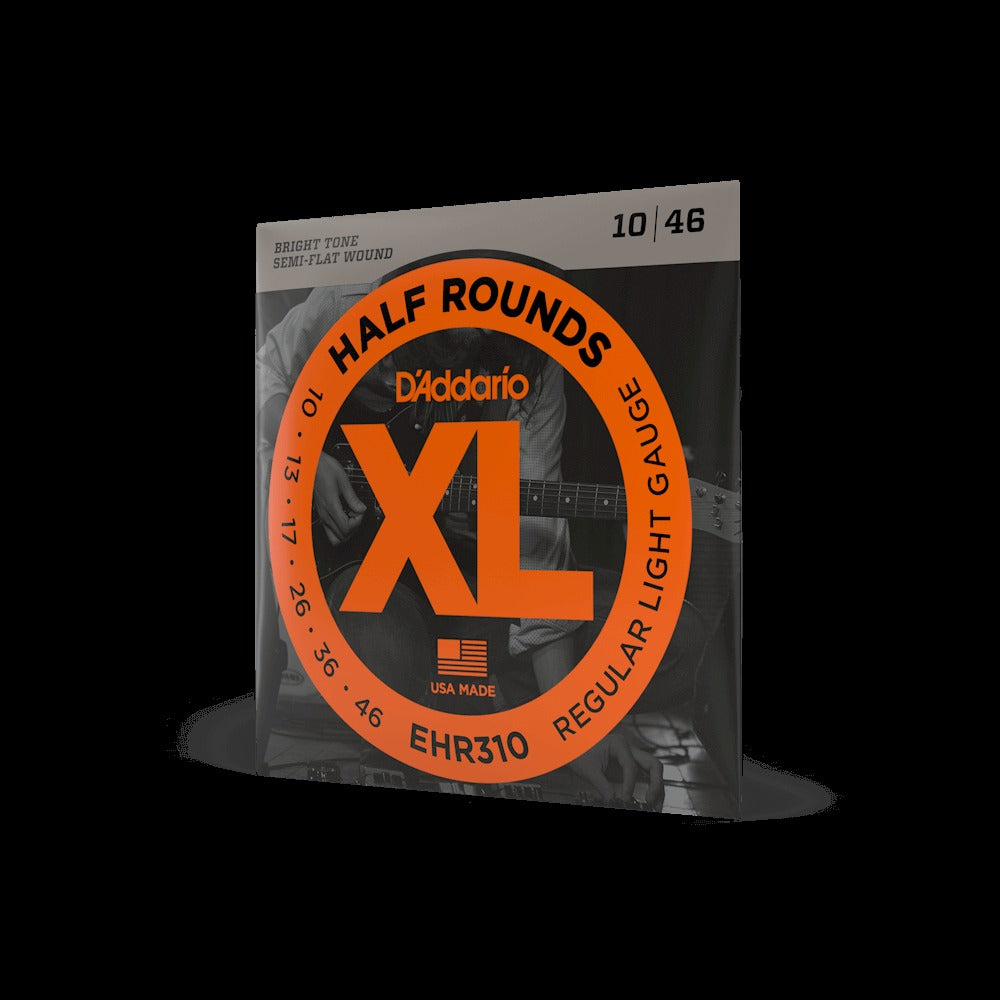 10-46 Regular Light, XL Half Rounds Electric Guitar Strings