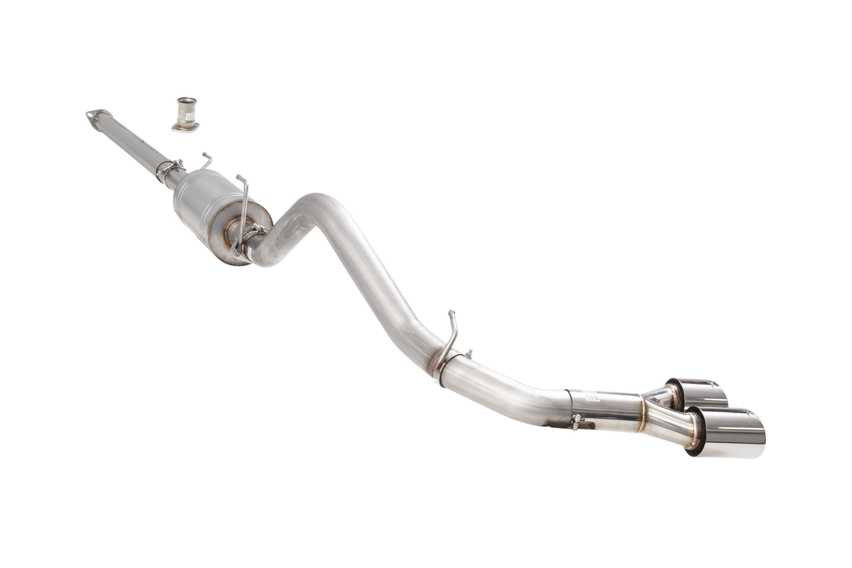 XForce WORKHORSE 3′′ Single Exit Cat-Back Exhaust 409 Stainless | 2014-2019 Silverado 1500 5.3L (E4CS14CS)