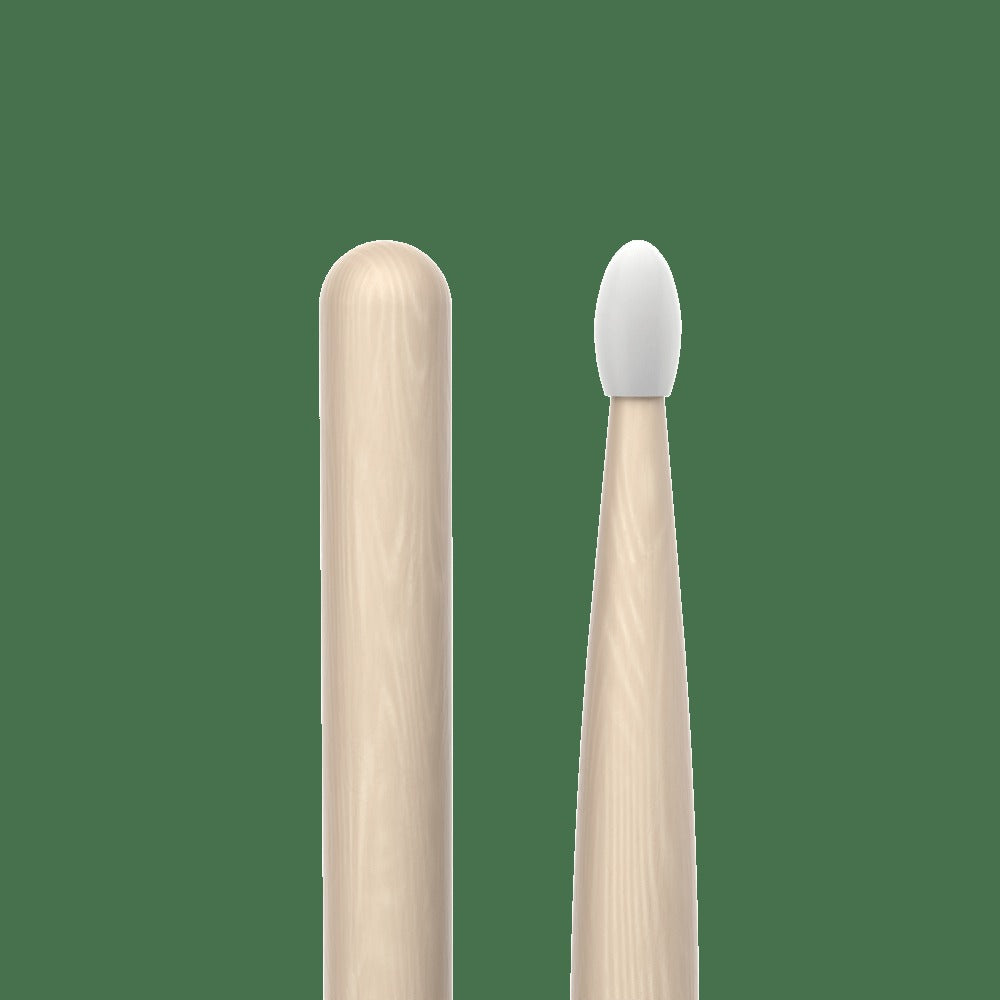 Classic Forward 7A Raw Hickory Drumstick, Oval Nylon Tip