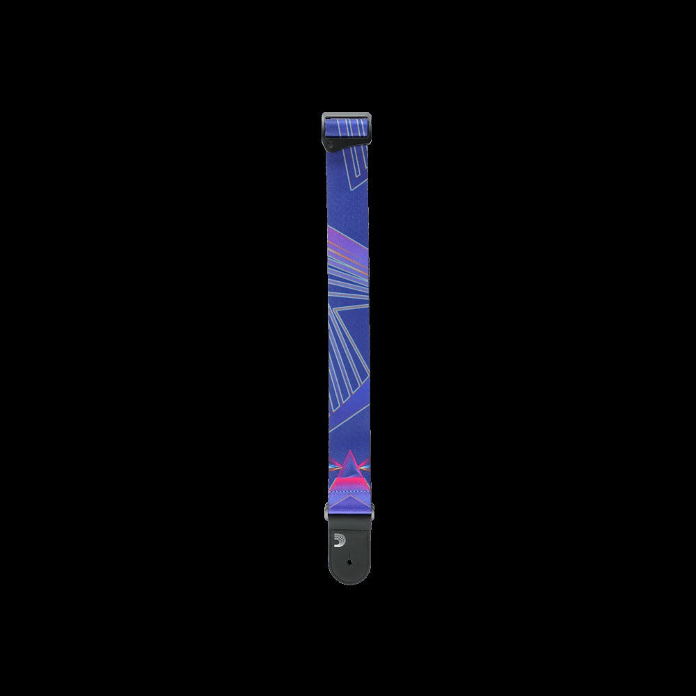 Outrun Polyester Guitar Strap, Prism