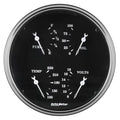 Autometer 5" 240-33 Ω Quad Gauge Old Tyme Black | Universal (1710)