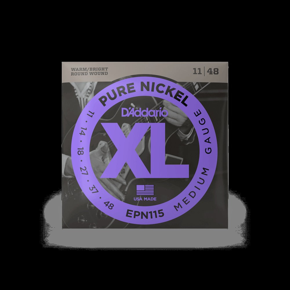 11-48 Medium, XL Pure Nickel Electric Guitar Strings