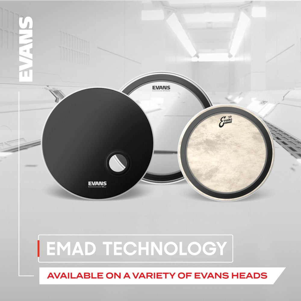 EMAD2 Clear Bass Batter Drumhead