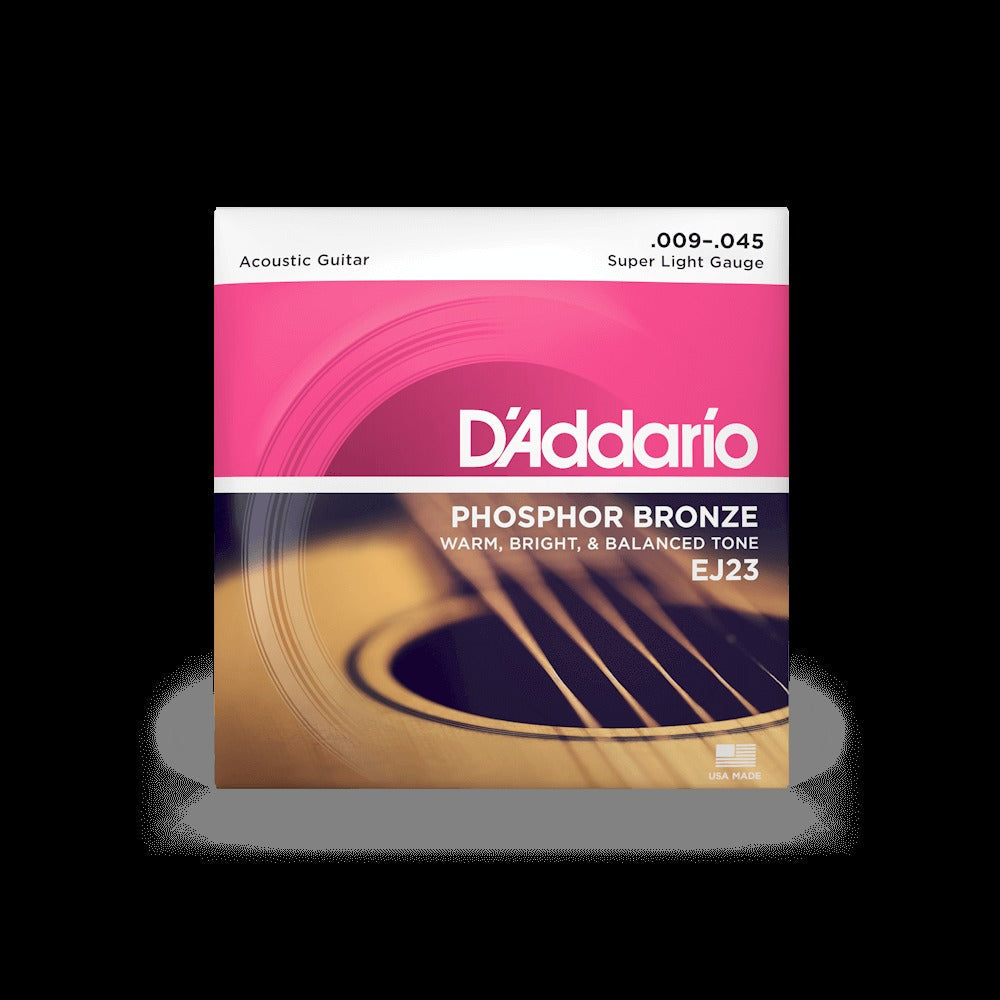09-45 Super Light, Phosphor Bronze Acoustic Guitar Strings