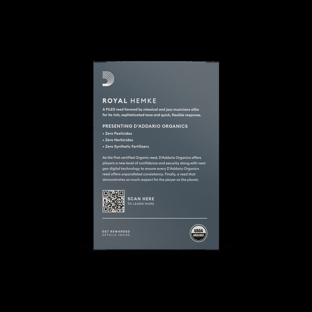 Royal Hemke Organic Alto Saxophone Reeds