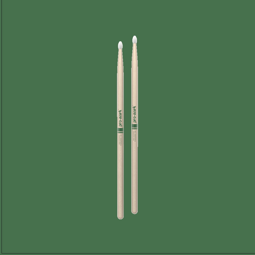Classic Forward 5A Raw Hickory Drumstick, Oval Nylon Tip