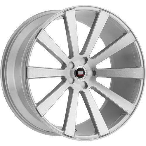 Spec-1 Wheels SPL-202 Silver w/ Machined Spoke Faces 22x9 | 5x120 (SPL20222901830SB)
