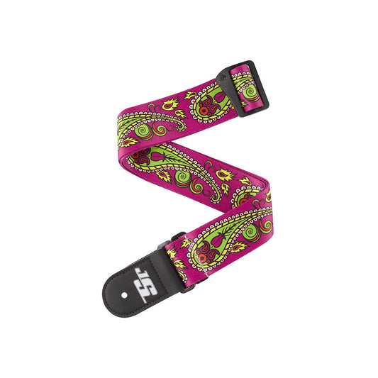 Joe Satriani Guitar Strap, Paisley Purple