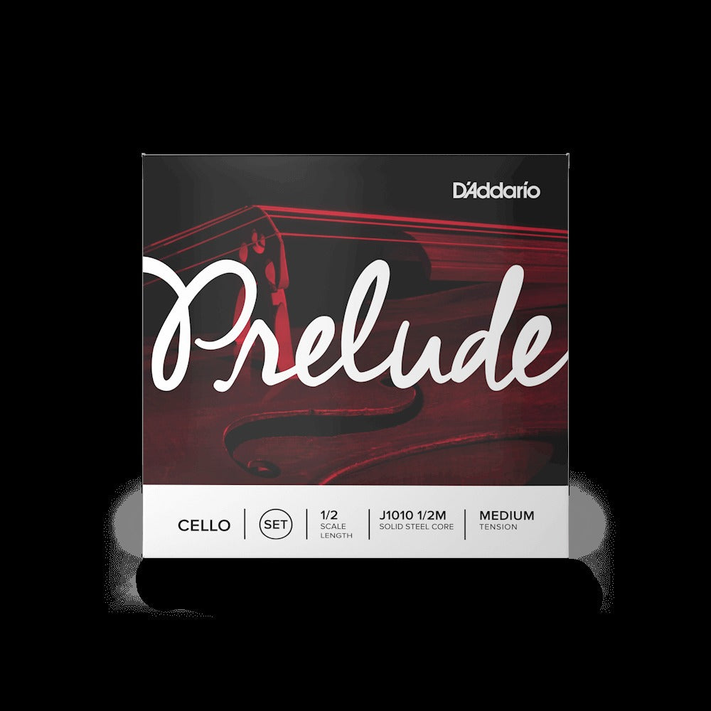 Prelude Cello String Set, 1/2 Scale, Medium Tension