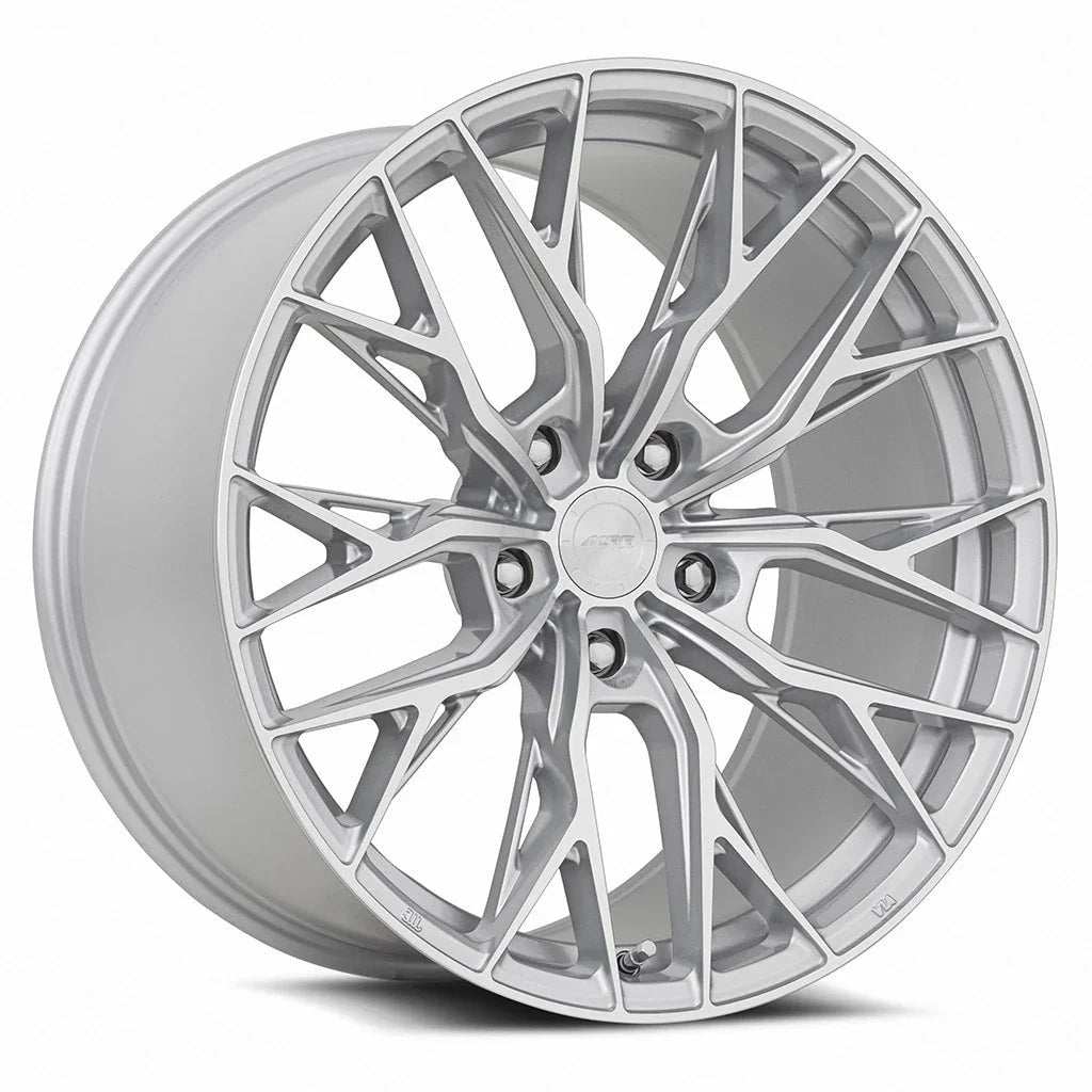 MRR Wheels GF5 Silver w/ Machined Spoke Faces 19x8.5 | 5x112 (GF0519855xx20S-51225)