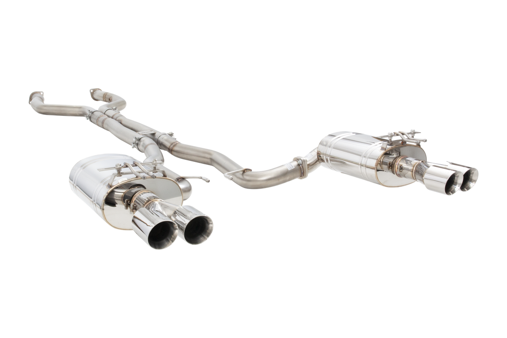 XForce Stainless Steel Twin 3" System w/ Straight Pipe Centre | 2013-2017 Chevy SS (ESVF74CS)