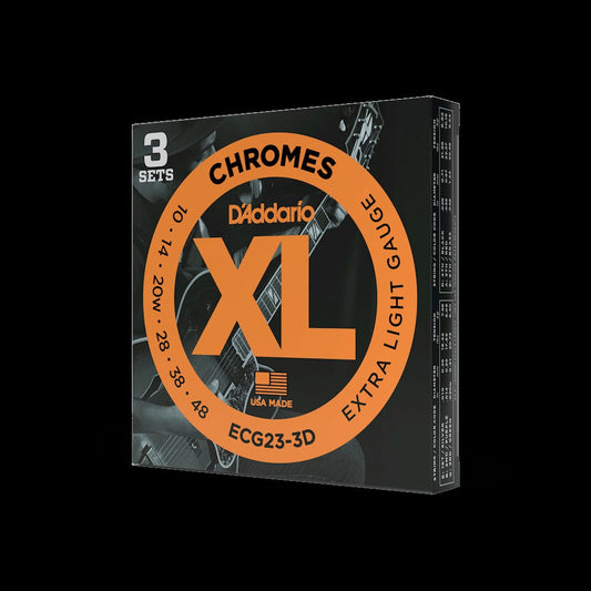 10-48 Extra Light, XL Chromes Electric Guitar Strings