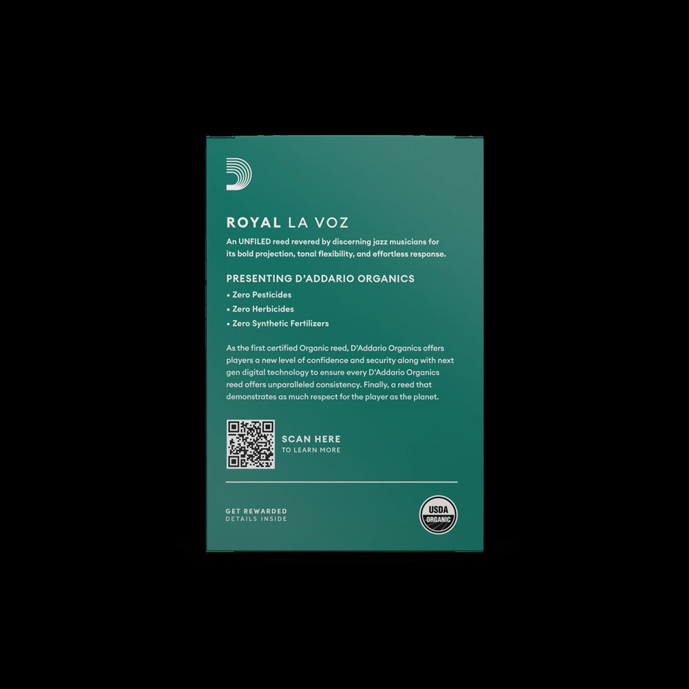 Royal La Voz Organic Bb Clarinet Reeds