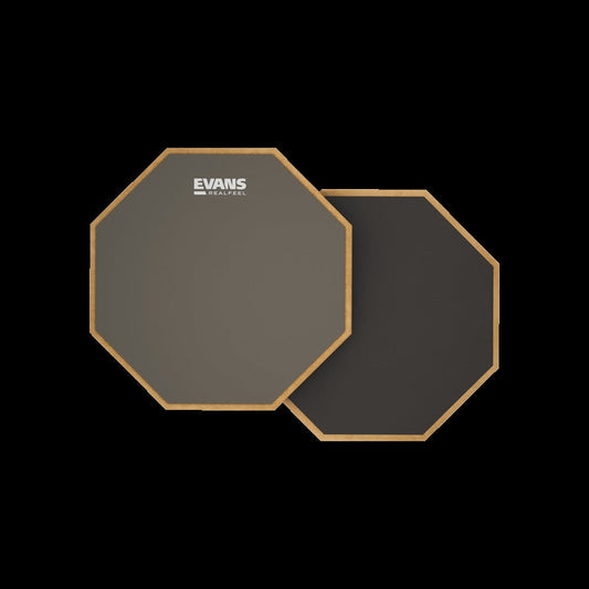 RealFeel 2-sided Practice Drum Pad, 12 Inch