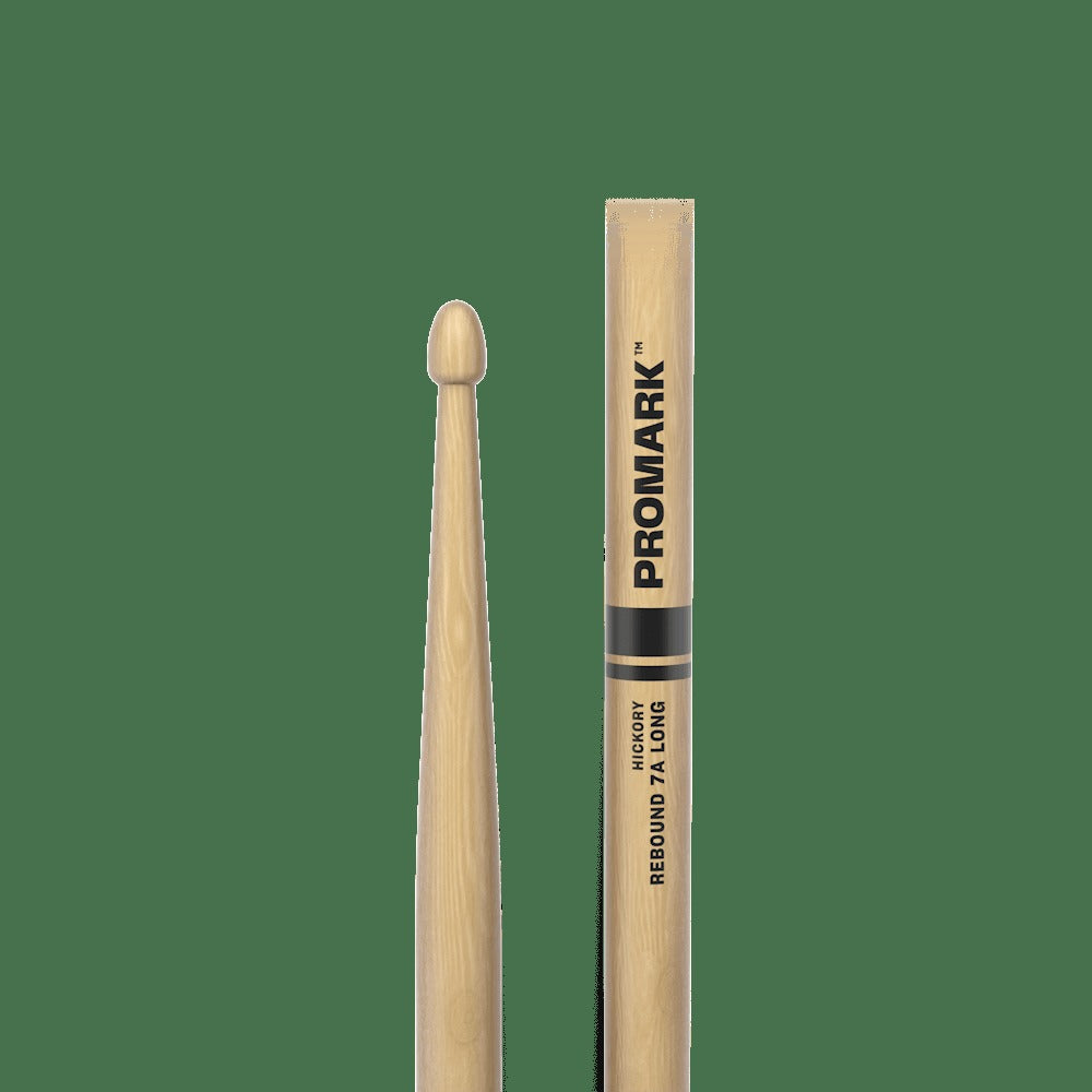 Rebound 7A Long Hickory Drumstick, Acorn Wood Tip