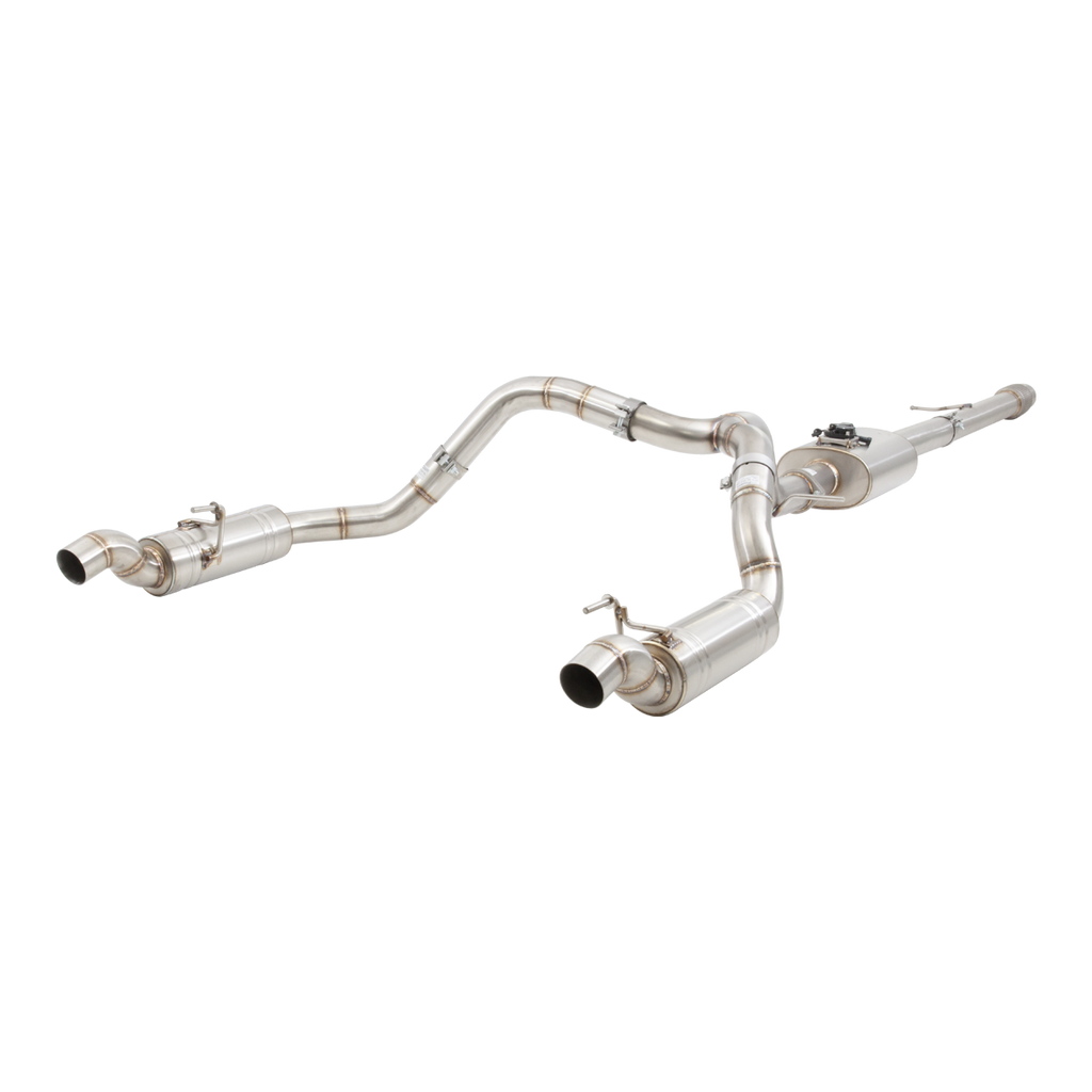 XForce Varex Valved Cat-Back Exhaust System | 2022+ Silverado 1500 Gen 4 ZR2 6.2L (ESCS23VKCS)