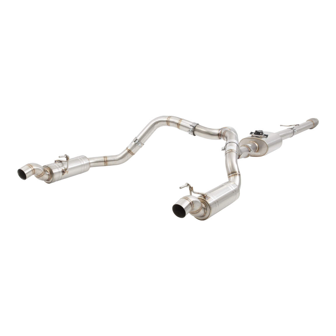 XForce Varex Valved Cat-Back Exhaust System | 2022+ Silverado 1500 Gen 4 ZR2 6.2L (ESCS23VKCS)