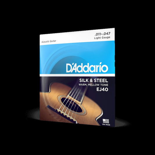11-47 Light, Silk & Steel Acoustic Guitar Strings