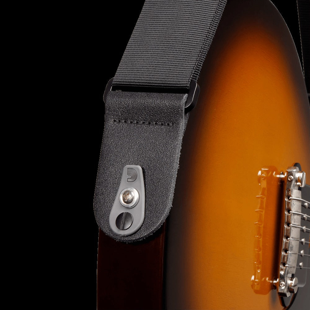 Pad Lock Guitar Strap, Black
