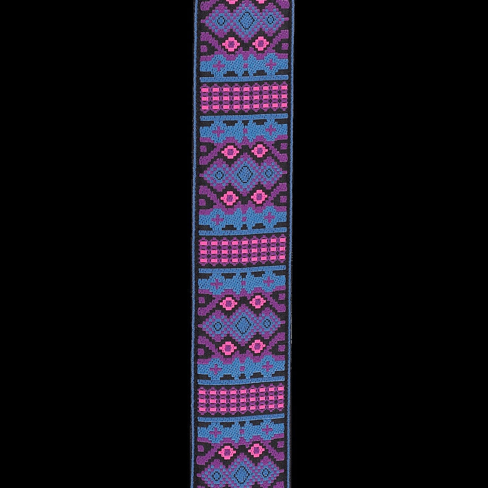 Eco Outrun Woven Guitar Strap, Aztec