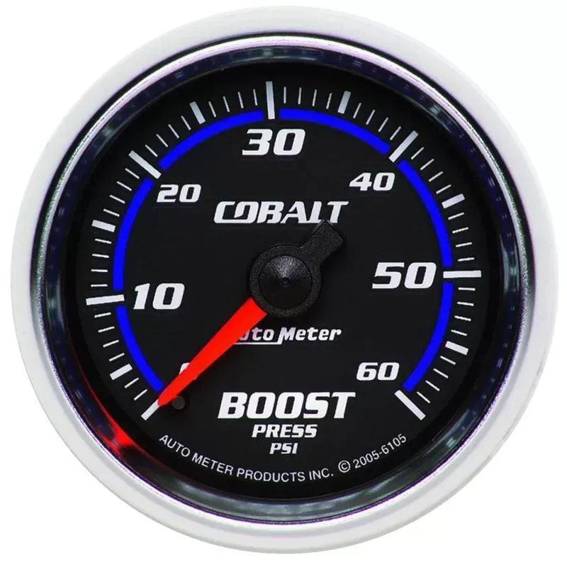 Autometer 2-1/16" 0-60 PSI Boost Gauge Cobalt | Universal (6105)