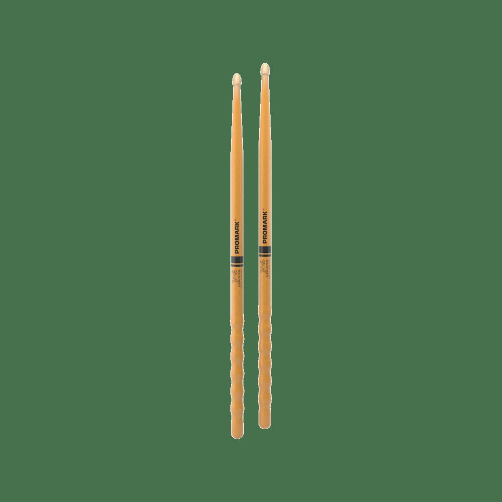 Glenn Kotche Active Wave ActiveGrip Clear Hickory Drumstick, Wood Tip