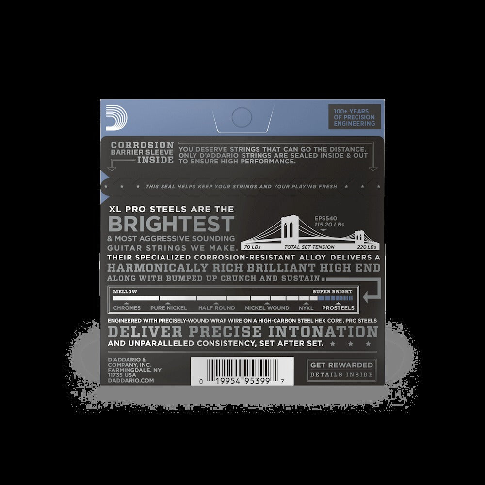 10-52 Light Top/Heavy Bottom, XL ProSteels Electric Guitar Strings