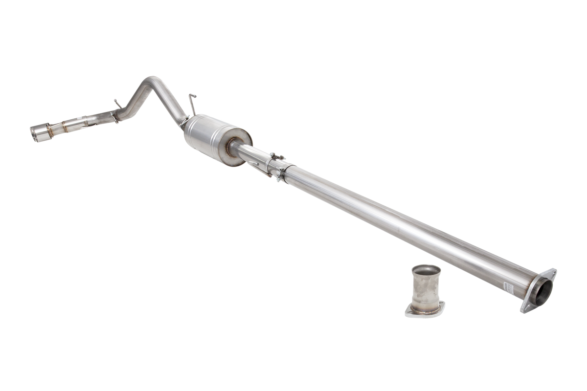 XForce WORKHORSE 3′′ Single Exit Cat-Back Exhaust 409 Stainless | 2014-2019 Silverado 1500 5.3L (E4CS14CS)