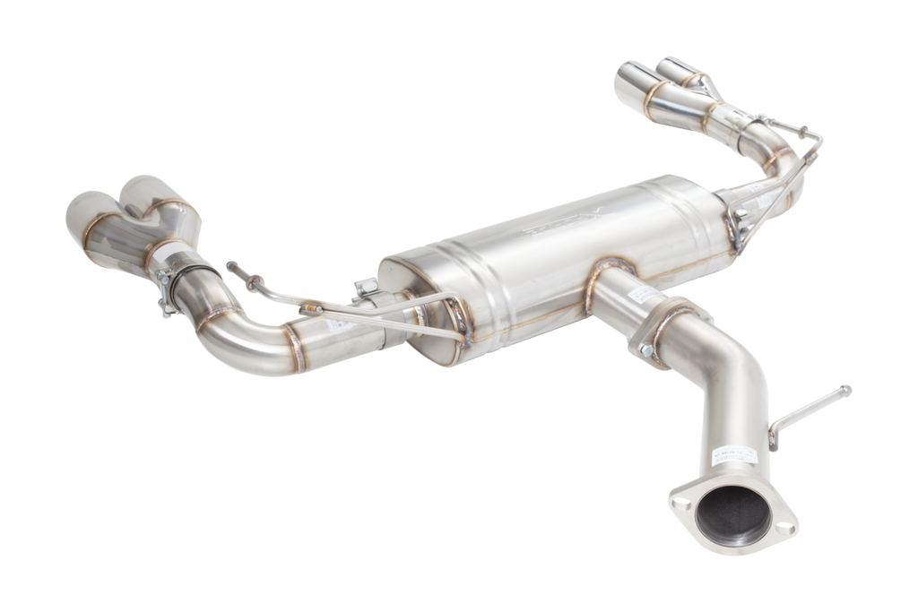 XForce 304 Stainless Steel Axleback | 2019-2022 Kia Forte / Forte 5 GT Sedan & Hatch (ESKC19AS)
