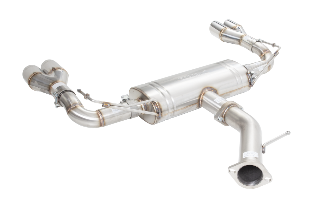 XForce 304 Stainless Steel Axleback | 2019-2022 Kia Forte / Forte 5 GT Sedan & Hatch (ESKC19AS)