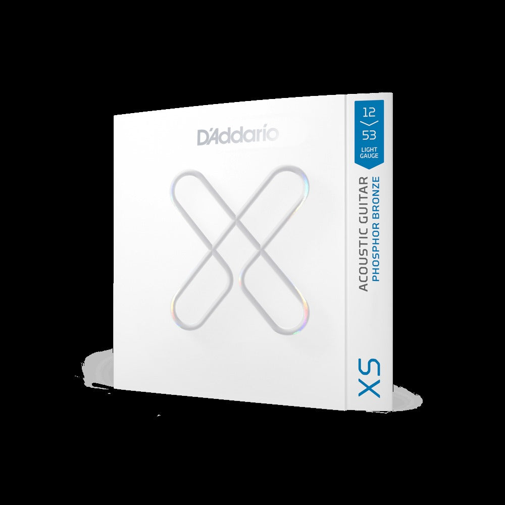 12-53 Light, XS Phosphor Bronze Coated Acoustic Guitar Strings