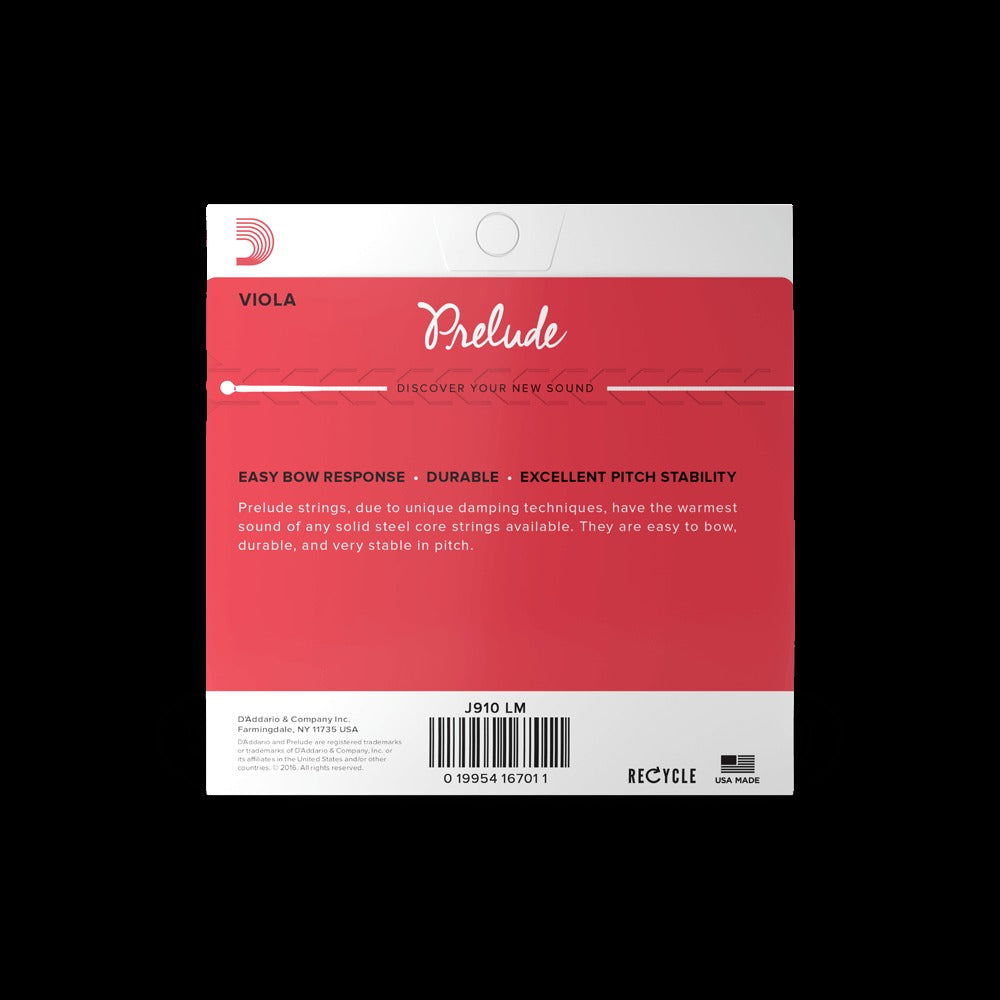 Prelude Viola String Set, Long Scale, Medium Tension