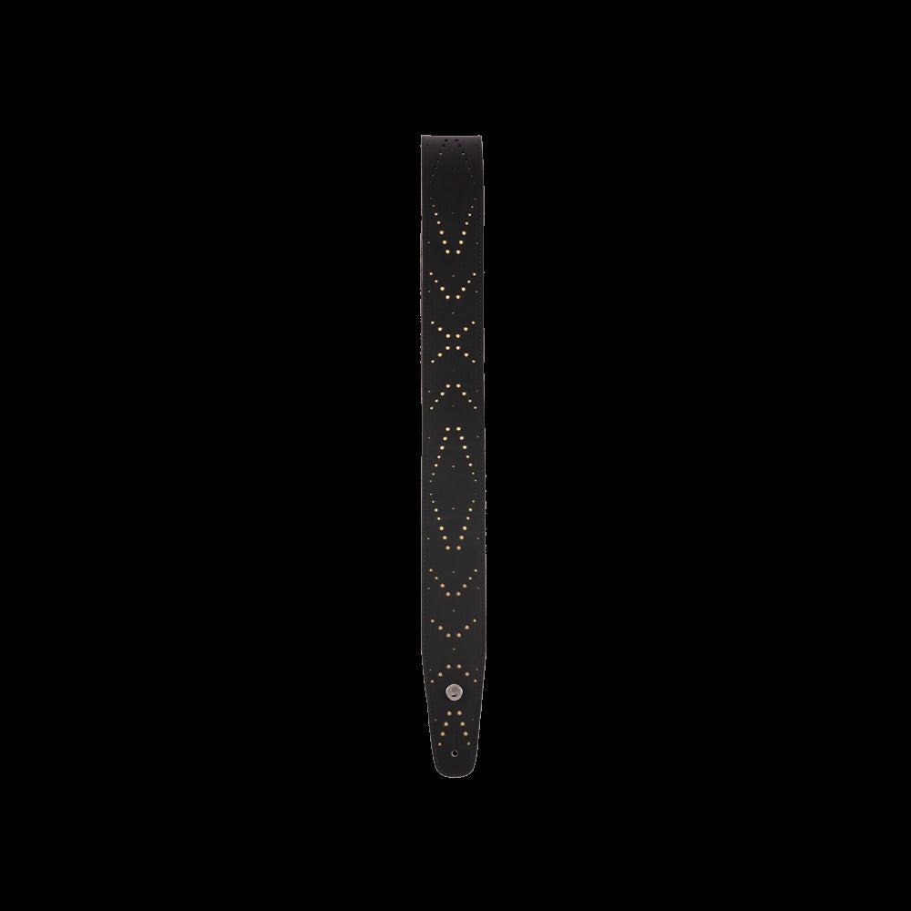 Vented Leather Guitar Strap, Star Dust