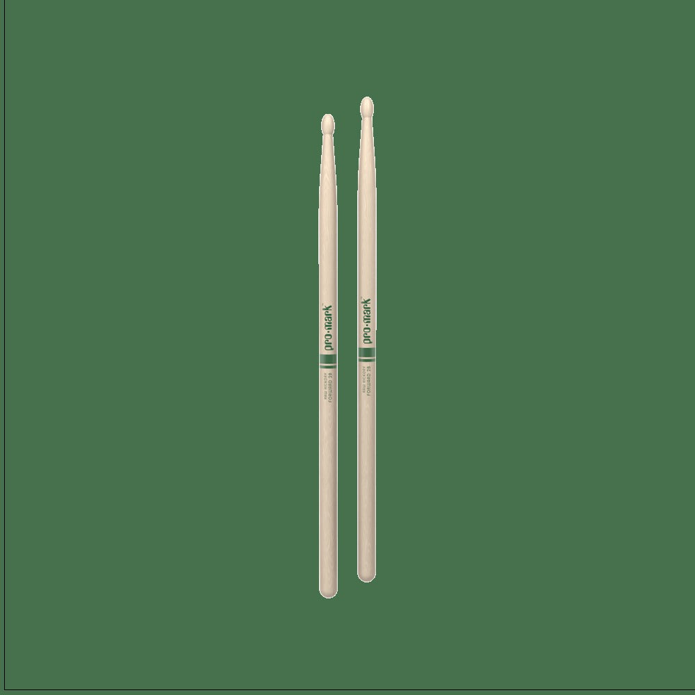 Classic Forward 2B Raw Hickory Drumstick, Oval Wood Tip