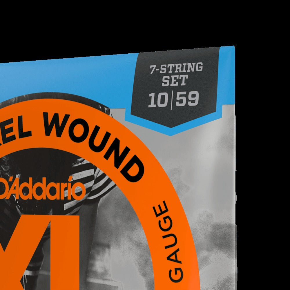 10-59 Regular Light 7-String, XL Nickel Electric Guitar Strings