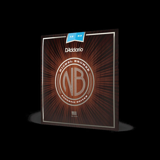 12-53 Light, Nickel Bronze Acoustic Guitar Strings