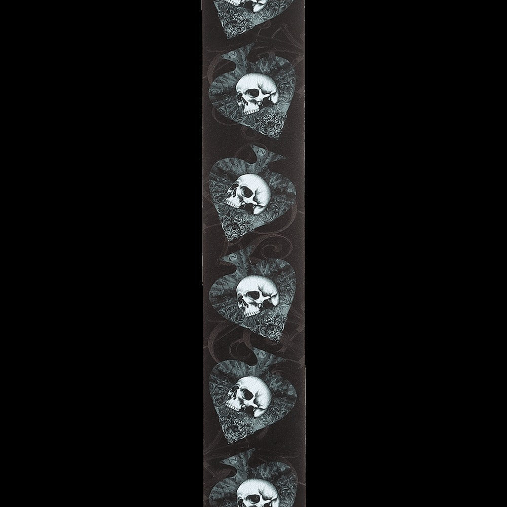 Alchemy Leather Guitar Strap, Death Club