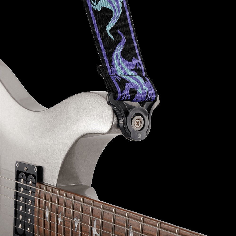 Auto Lock Vintage Planet Waves Lizards Strap