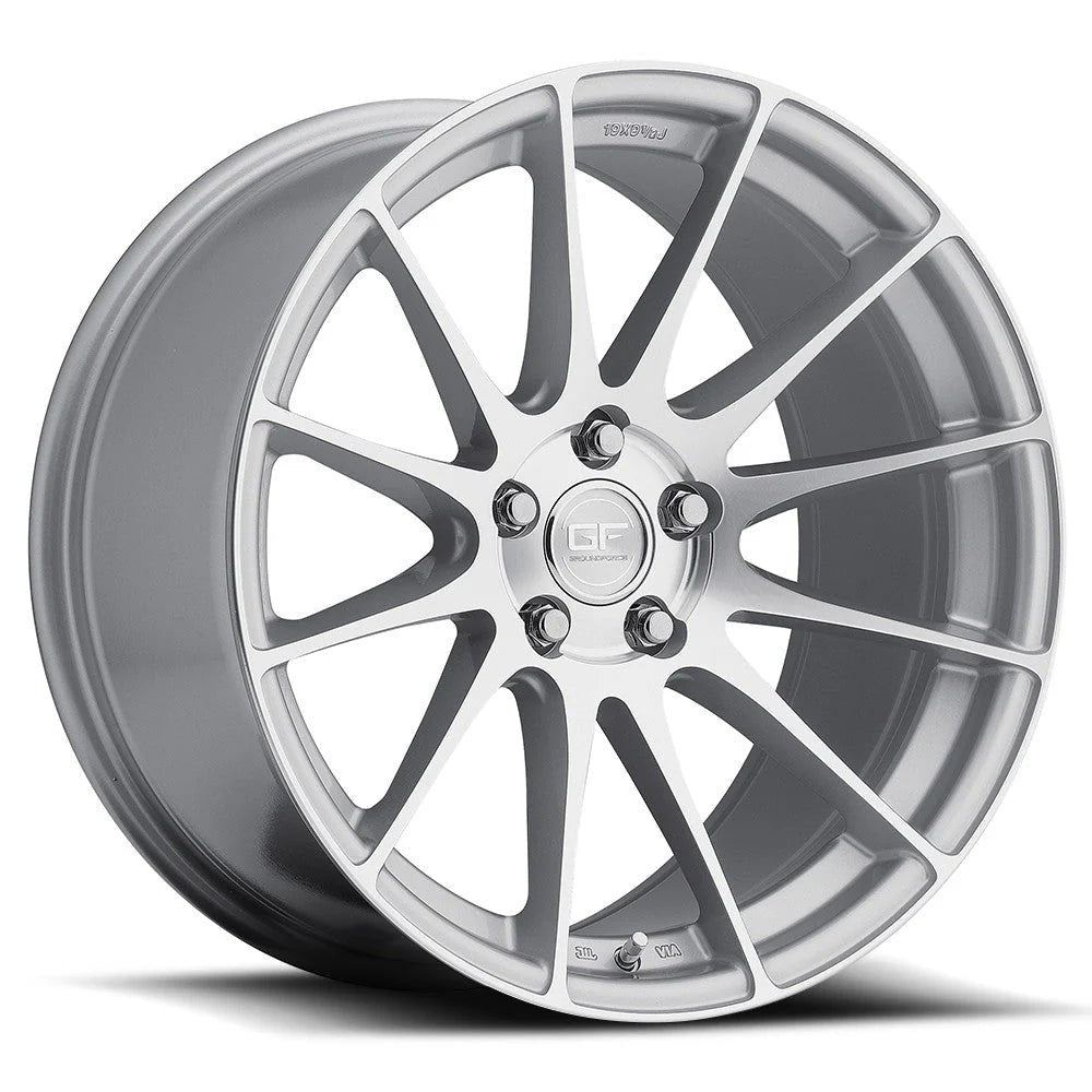 MRR Wheels GF6 Silver w/ Machined Spoke Faces 19x9.5 | 5x114.3 (GF0619955xx15S-51420)