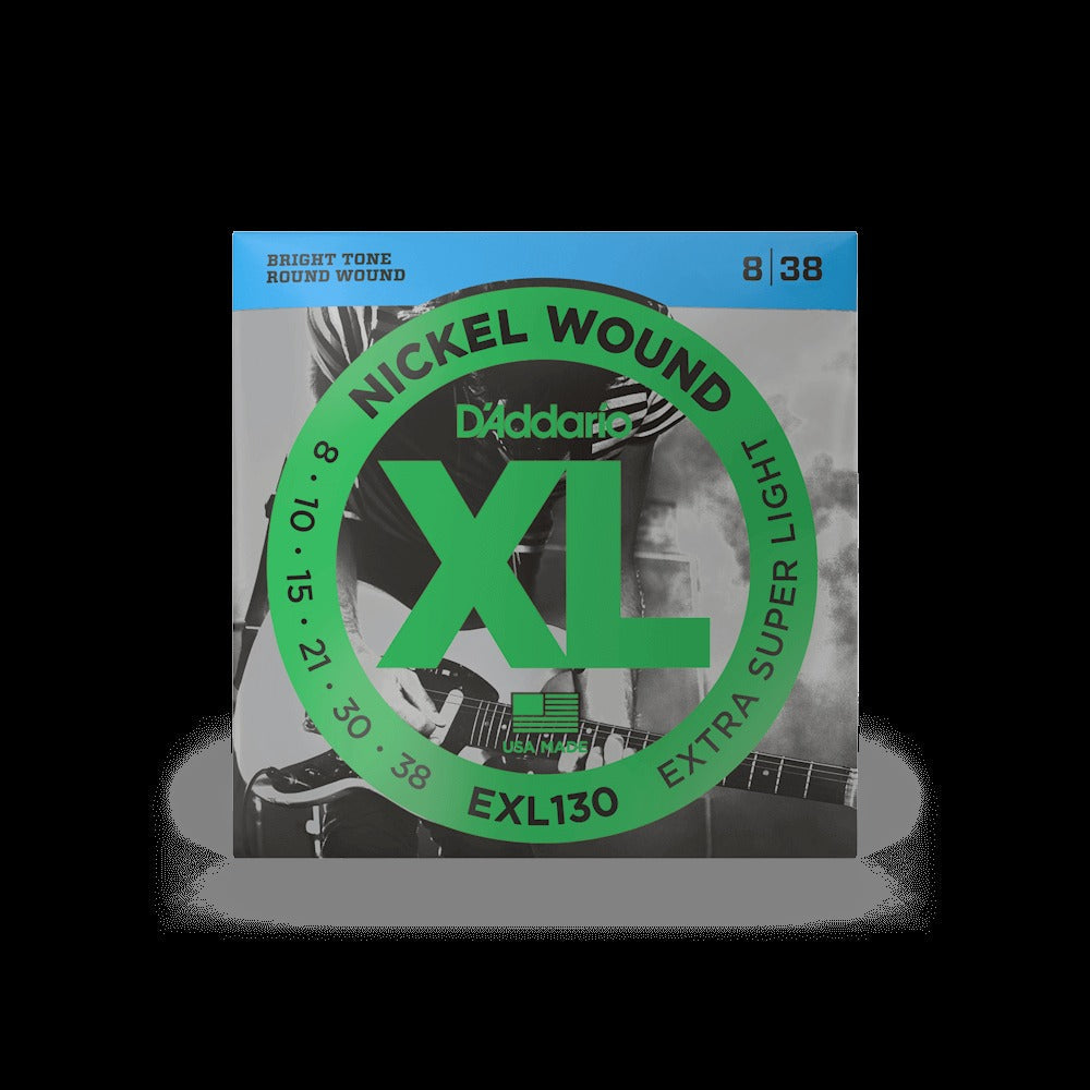 08-38 Extra Super Light, XL Nickel Electric Guitar Strings