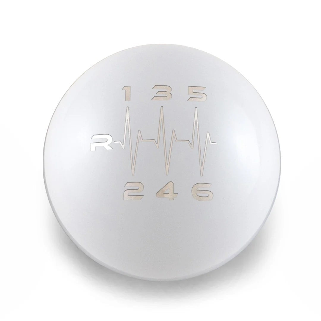 Billetworkz Weighted Shift Knob w/ Heartbeat Engraving | 2023+ Toyota GR Corolla (BW-KNB-E210-HB6)