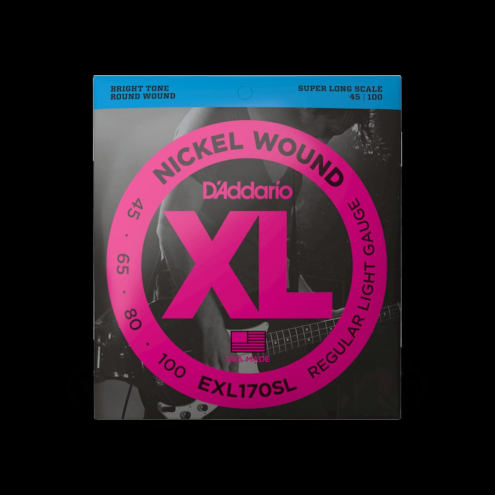 45-100 Regular Light, Super Long Scale, XL Nickel Bass Strings