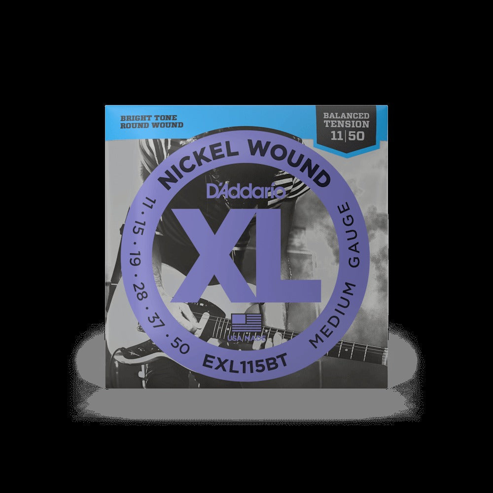 11-50 Medium Balanced Tension, XL Nickel Electric Guitar Strings